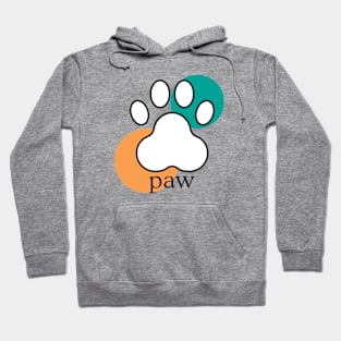 Colorful Paws Hoodie